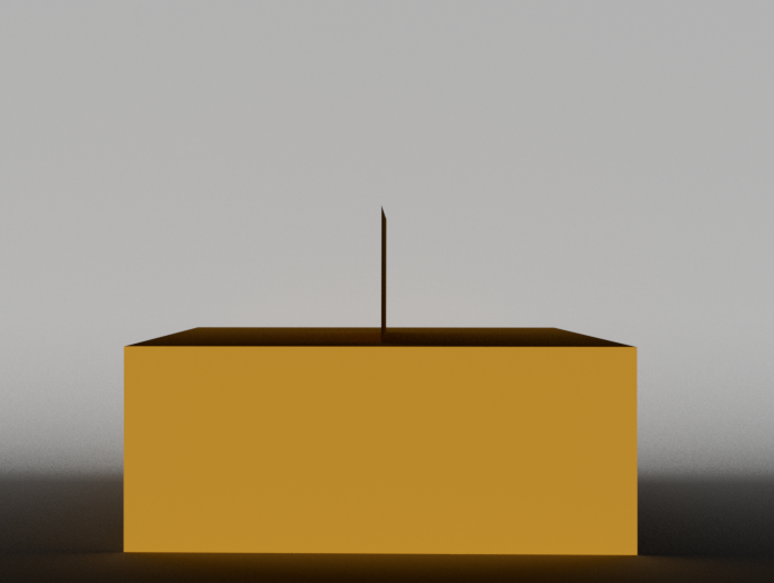 tissue box 3d model, angle 3